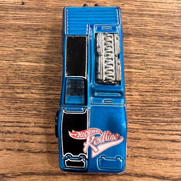 Vintage 1970 Hot Wheels Redline Side Kick Diecast Car Blue Mattel - Picture 5 of 7